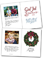 Julkort i 4-sidigt A6-format